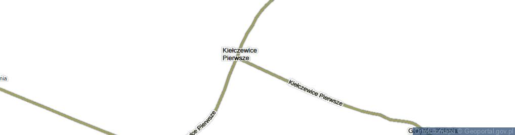 Zdjęcie satelitarne Kiełczewice Pierwsze ul.